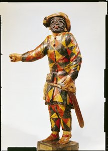 Figur des Harlekin aus dem Seraphin-Theater