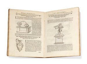 Erstausgabe von Aleottis Übersetzung von Heros Pneumatiken von Italian School