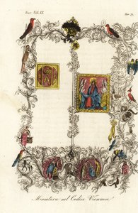 Erste Seite des berühmten Wiener Codex der Goldenen Bulle