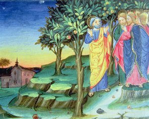 Christus geht zum Gebet auf den Ölberg