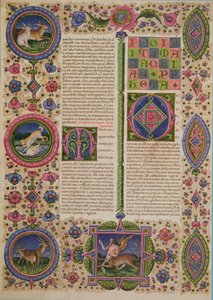 Buch des Propheten Maleachi, aus der Borso d