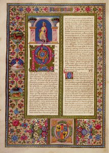 Brief von St. Paulus an Cortina, aus der Borso d