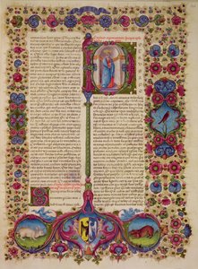 Fol.231r Erster Brief von St. Peter an die Apostel, aus der Borso d