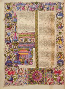 Das Buch Exodus, aus der Borso d