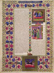 Eröffnung des Buches Ruth, aus der Borso d