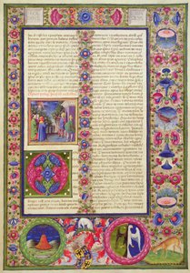 Eröffnung des Buches Jesus Sirach, aus der Borso d