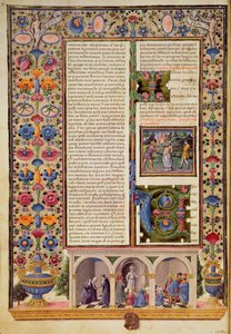 Prolog zum Buch der Propheten (Jesaja), aus der Borso d
