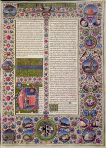 Eröffnungsworte des Levitikus, aus der Borso d