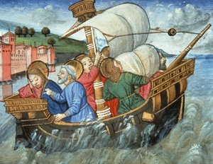 Fol.49v Sturm im Tiberianischen Meer