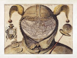 Narrenmützen-Weltkarte, ca. 1590