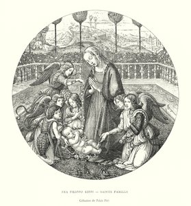 Heilige Familie, Sammlung des Palazzo Pitti (Stich) von Italian School