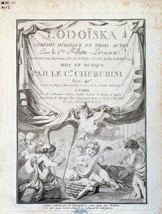 Frontispiz von Lodoiska, Oper von Luigi Cherubini
