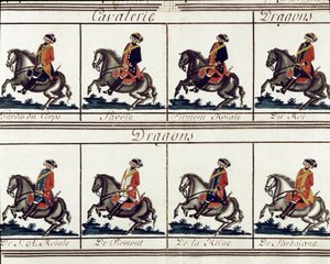 Gesamttabelle der Truppen von König Viktor Amadeus III. von Sardinien im Jahr 1780 (Detail) - Museum des Risorgimento Mailand