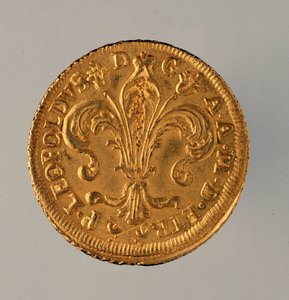 Goldener Ruspone aus Florenz, Herrschaft von Leopold II., römischer Kaiser (1747-1792)