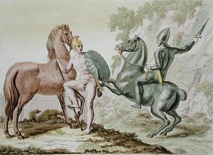 Griechische Kavallerie, Tafel 44 aus 