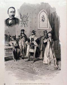Illustration von Pierre Gringoire, Oper von Antonio Scontrino