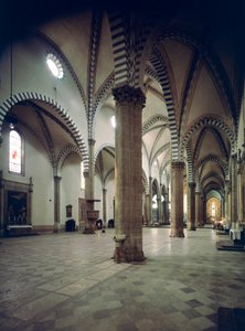 Innenansicht der Basilika Santa Maria Novella