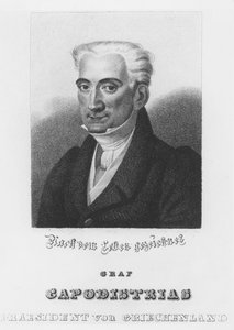 Ioannis Kapodistrias (Gravur) von Italian School