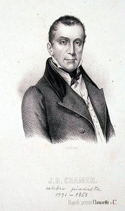 Johann Baptist Cramer (1771-1858), graviert von Richter von Italian School