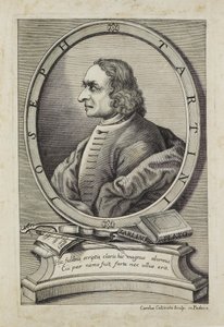 Joseph Tartini, graviert von Carlo Calcinotto (tätig 1763), ca. 1763 von Italian School