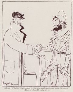 Kaiser Wilhelm II übergibt die Macht an den Bolschewismus