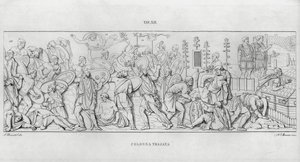 La Colonna Trajana, Trajanssäule von Italian School