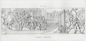 La Colonna Trajana, Trajanssäule von Italian School