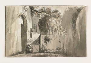 Landschaft mit Ruinen, frühes 19. Jahrhundert von Italian School