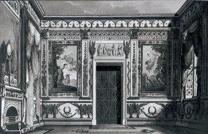Großer griechischer Salon, aus Architectural Decorations von Gaetano Landi, 1810