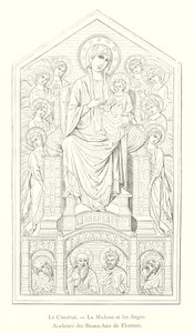 Cimabue, Die Madonna und die Engel, Akademie der Schönen Künste von Florenz von Italian School