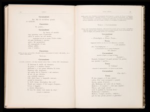Libretto della Tosca von Giacomo Puccini, Edition Ricordi, Italien