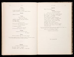 Libretto della Tosca von Giacomo Puccini, Edition Ricordi, Italien