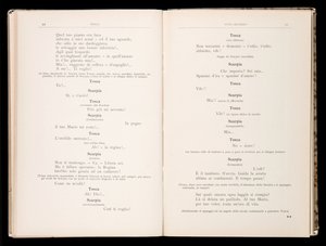 Libretto della Tosca von Giacomo Puccini, Edition Ricordi, Italien