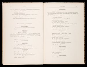 Libretto della Tosca von Giacomo Puccini, Edition Ricordi, Italien
