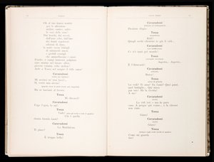 Libretto della Tosca von Giacomo Puccini, Edition Ricordi, Italien