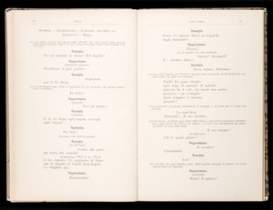 Libretto della Tosca von Giacomo Puccini, Edition Ricordi, Italien