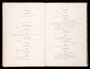 Libretto della Tosca, Edizione Ricordi, Italien