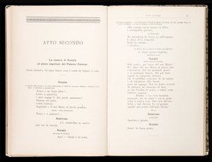 Libretto della Tosca von Giacomo Puccini, Edition Ricordi, Italien von Italian School