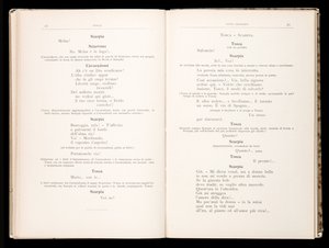 Libretto della Tosca von Giacomo Puccini, Edition Ricordi, Italien
