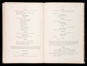 Libretto della Tosca von Giacomo Puccini, Edition Ricordi, Italien