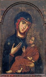 Madonna mit Kind, bekannt als die Pisa-Madonna, Florentiner Schule von Italian School