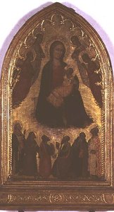 Madonna der Demut mit Heiligen von Italian School