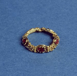 Hochzeitsring von Maria von Modena, 1674 (Gold & Rubin) von Italian School