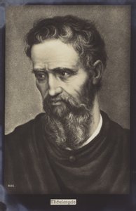 Michelangelo, italienischer Bildhauer, Maler und Architekt