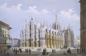 Mailänder Dom aus Ansichten von Mailand und seiner Umgebung
