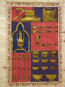 Instrumente des Tempels, aus der Hebräischen Bibel von Italian School