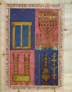 Instrumente des Tempels, aus der Hebräischen Bibel