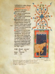 Ms Latin 7272 fol.113 Illuminiertes Kalenderblatt für April