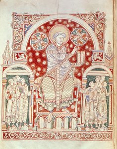 Der heilige Augustinus predigt seinen Jüngern, aus De Civitate Dei