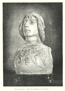 Bargello Museum, Büste eines Condottiere, von A. Pollajuolo von Italian School